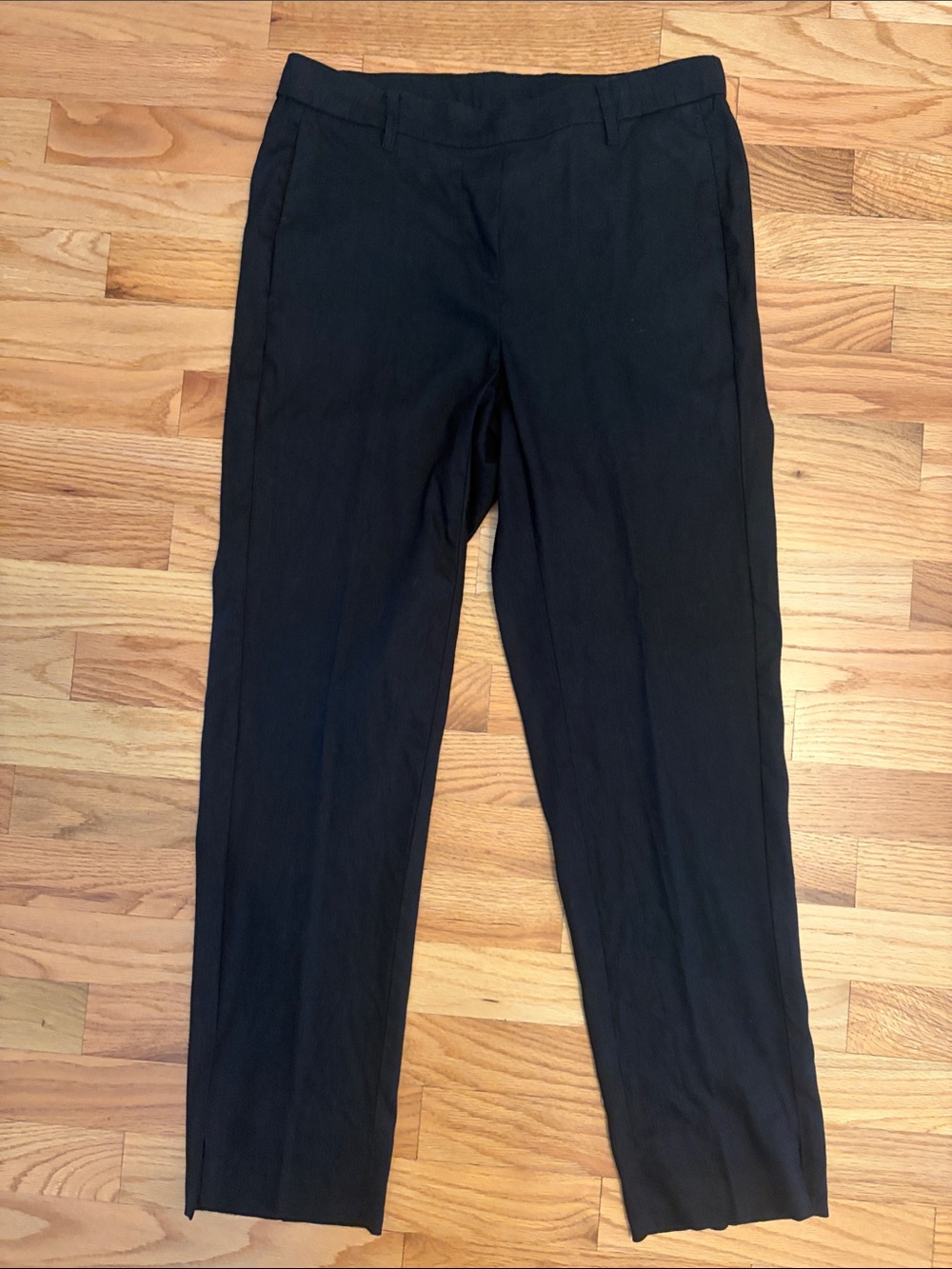 J Jill stretch linen cropped pants